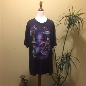 Alien with Planets Shirt